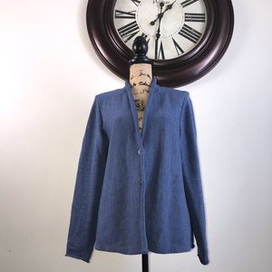 Eileen Fisher 100% Merino Wool Cardigan Sweater